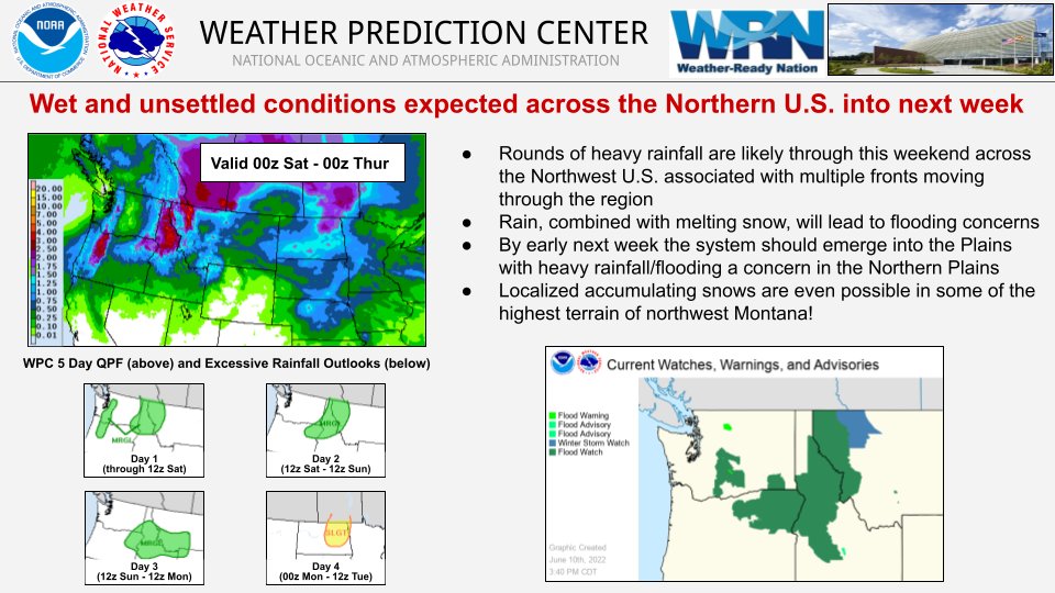 Heavy snow and rainfall lead to flooding for the Pacific Northwest to ...