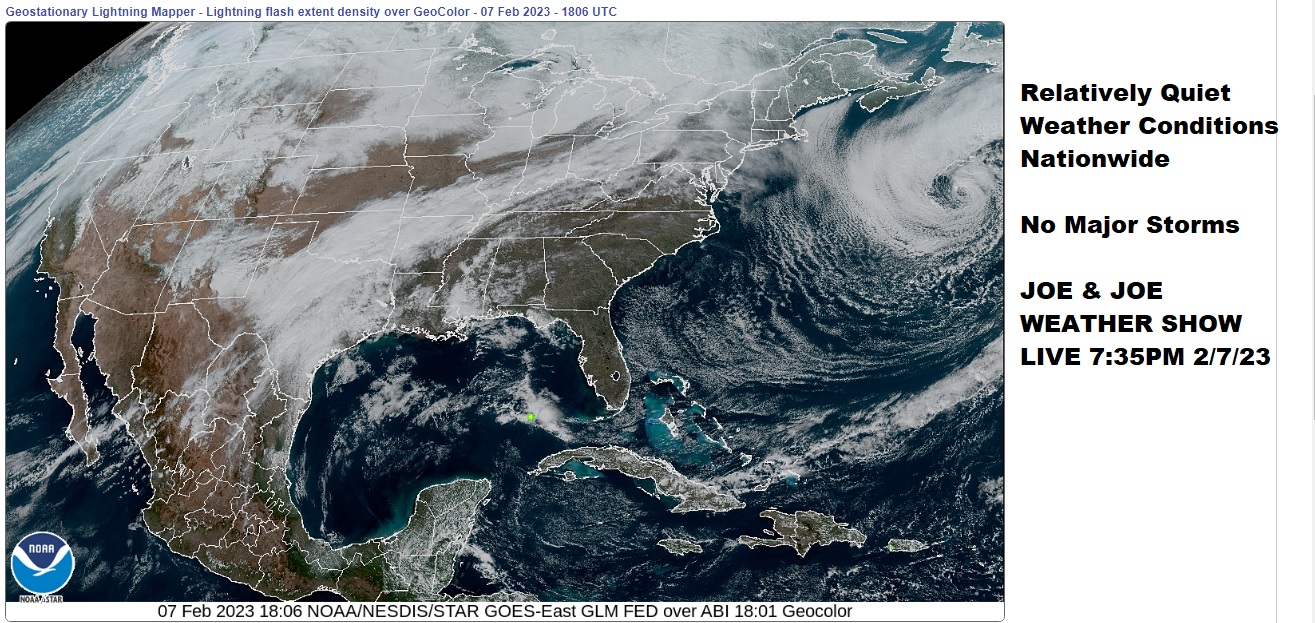 Joe & Joe Weather Show LIVE 735pm
