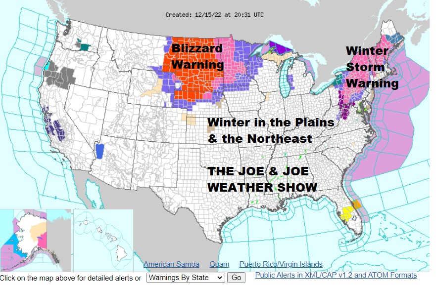 Joe & Joe Weather Show LIVE 730PM Winter Storm Northeast Into Friday, Another Storm in the Long