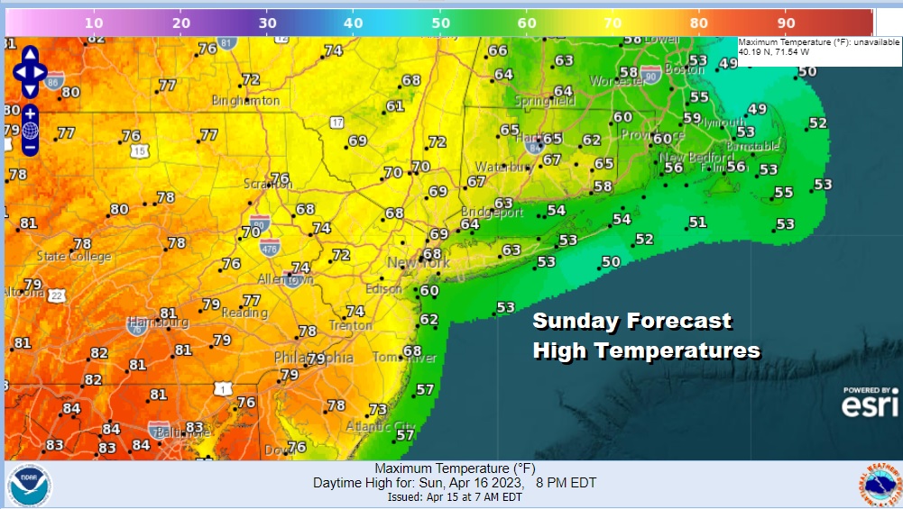 Weather in 5 Quiet Today in the Northeast & Northern Mid Atlantic