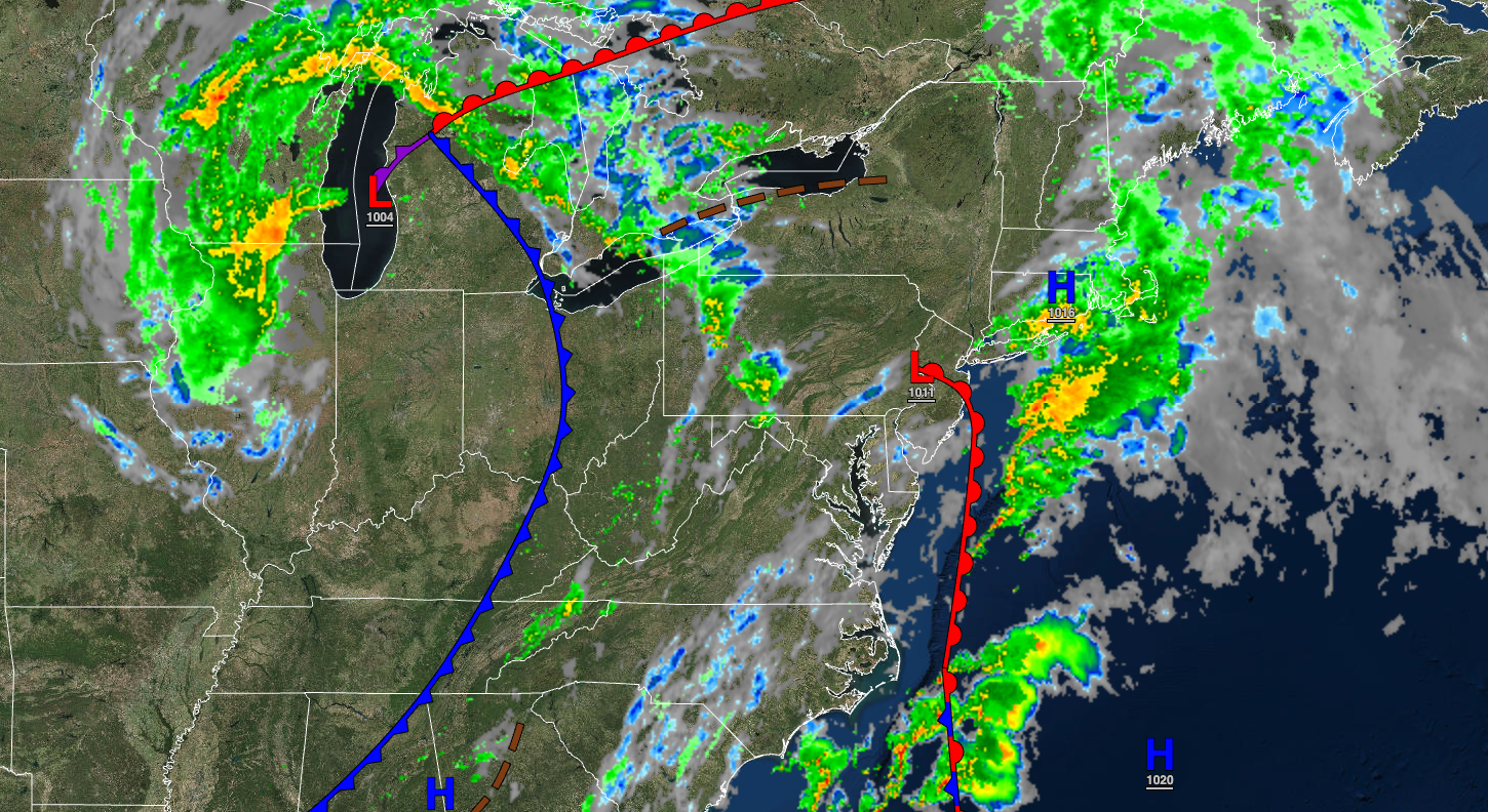 Cold Front Will Bring Showers And Thunderstorms To The Region
